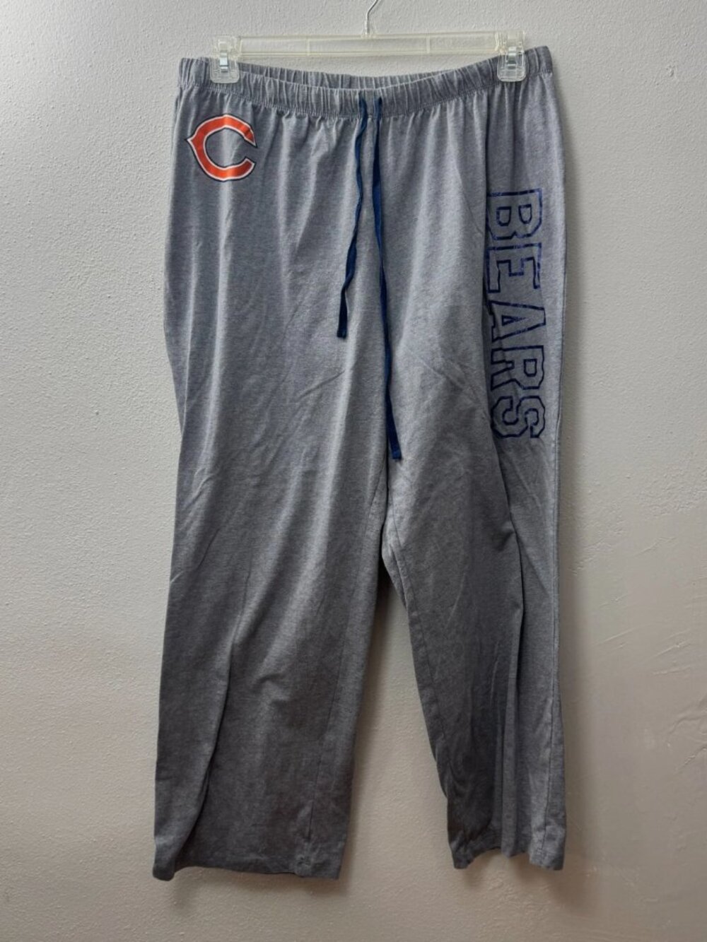 NFL TEAM APPAREL Men's 'CHICAGO BEARS' Heather Grey LOUNGE PANTS - 22/24